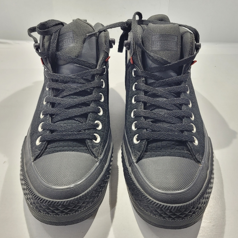 CONVERSE CHUCK TAYLOR ALL STAR UNISEX MID TOP STREET BOOT M10/W12 BLACK - Picture 4 of 13